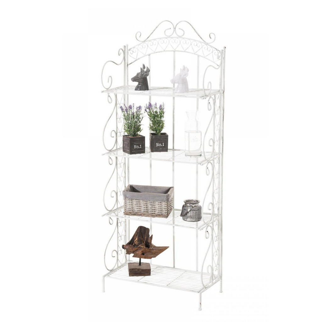 CLP Standregal, Perlmutt, Metall, 61x153x33 cm, Wohnzimmer, Regale, Bücherregale CLP Standregal, Perlmutt, Metall, 61x153x33 cm, Wohnzimmer, Regale, Bücherregale von CLP