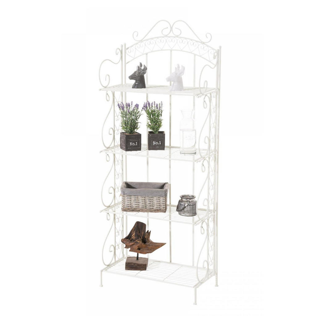 CLP Standregal, Weiß, Metall, 61x153x33 cm, Wohnzimmer, Regale, Bücherregale CLP Standregal, Weiß, Metall, 61x153x33 cm, Wohnzimmer, Regale, Bücherregale von CLP