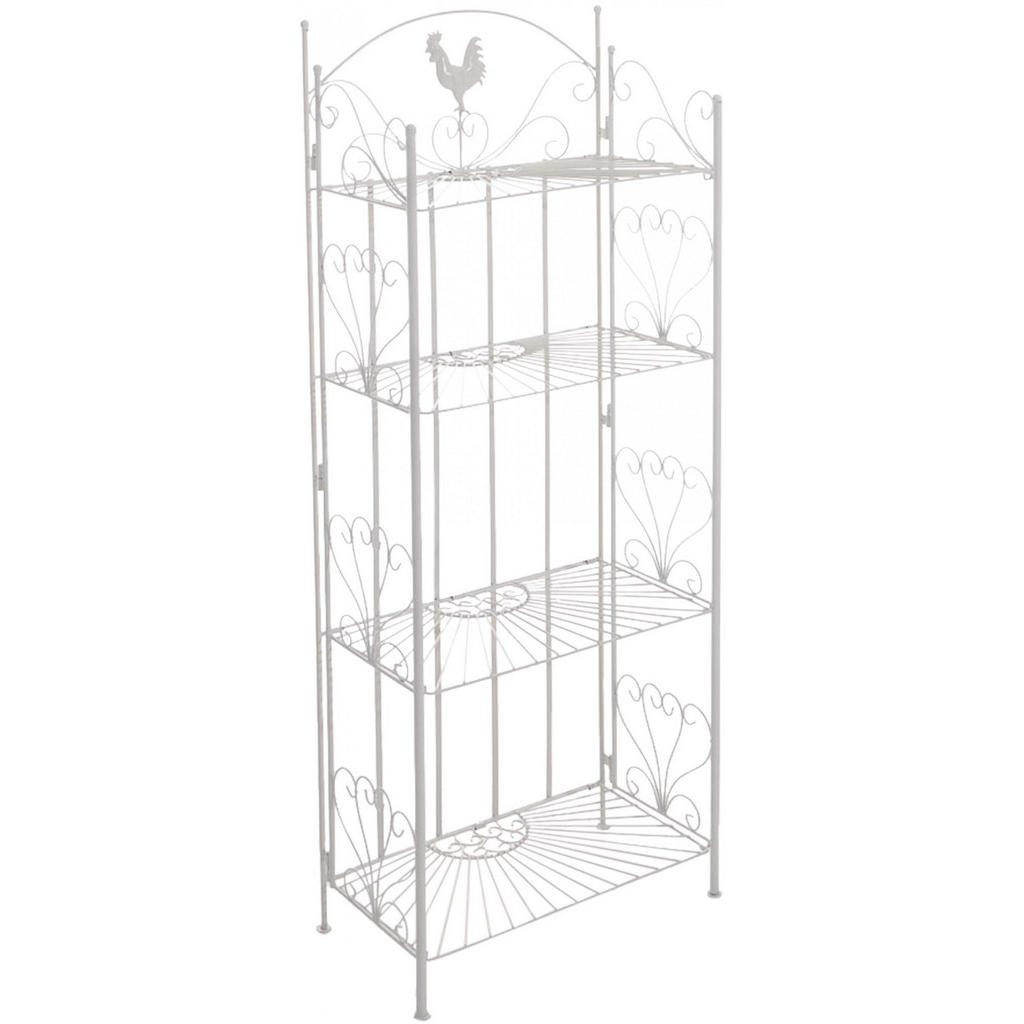 CLP Standregal, Weiß, Metall, 61.5x153x33 cm, Wohnzimmer, Regale, Bücherregale CLP Standregal, Weiß, Metall, 61.5x153x33 cm, Wohnzimmer, Regale, Bücherregale von CLP