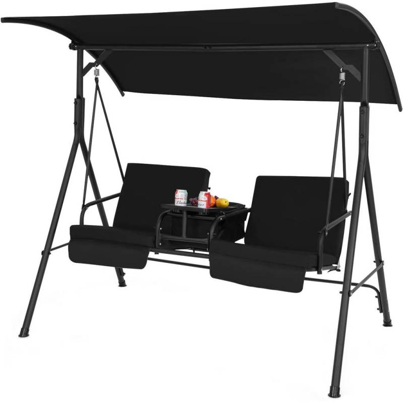 COSTWAY HOLLYWOODSCHAUKEL Schwarz