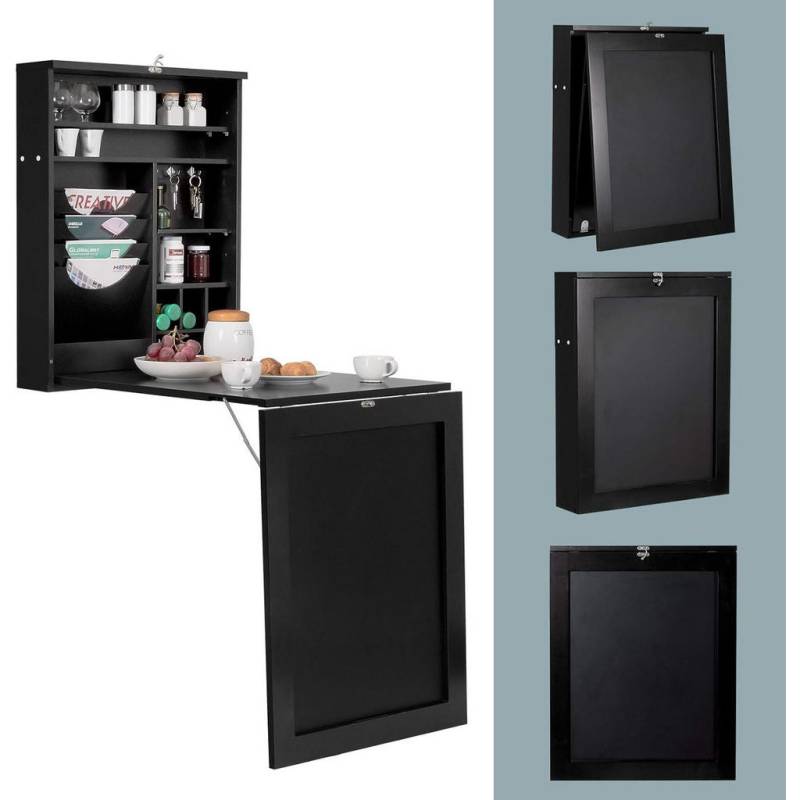 COSTWAY WANDTISCH Schwarz