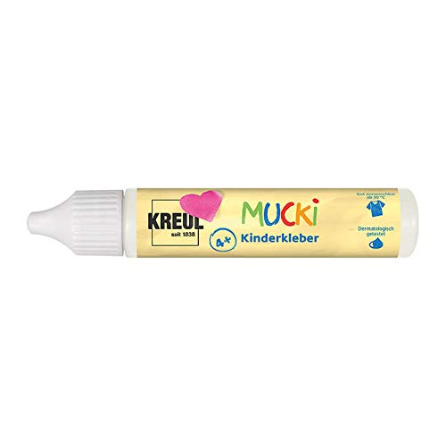 KREUL Kinderkleber 29 ml Pen, Universell, klar, wasserlöslich, mikroplastikfrei, dermatologisch getestet und allergikerfreundlich von KREUL