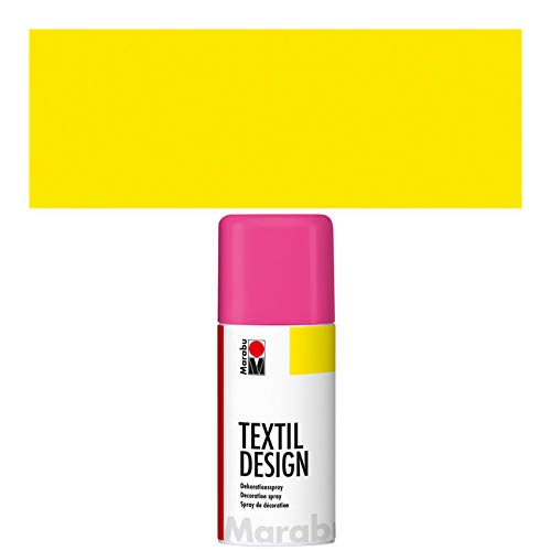 CREATIV DISCOUNT® NEU Marabu Textil Design Spray,150ml, Neon-Gelb von Marabu