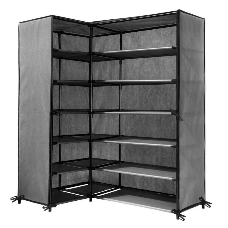 Calicosy ECK-SCHUHSCHRANK Grau
