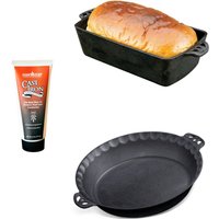 Camp Chef Camping Zubehör Brotbackform Gusseisen Cast Iron Kuchenform Pie Pan von CAMP CHEF