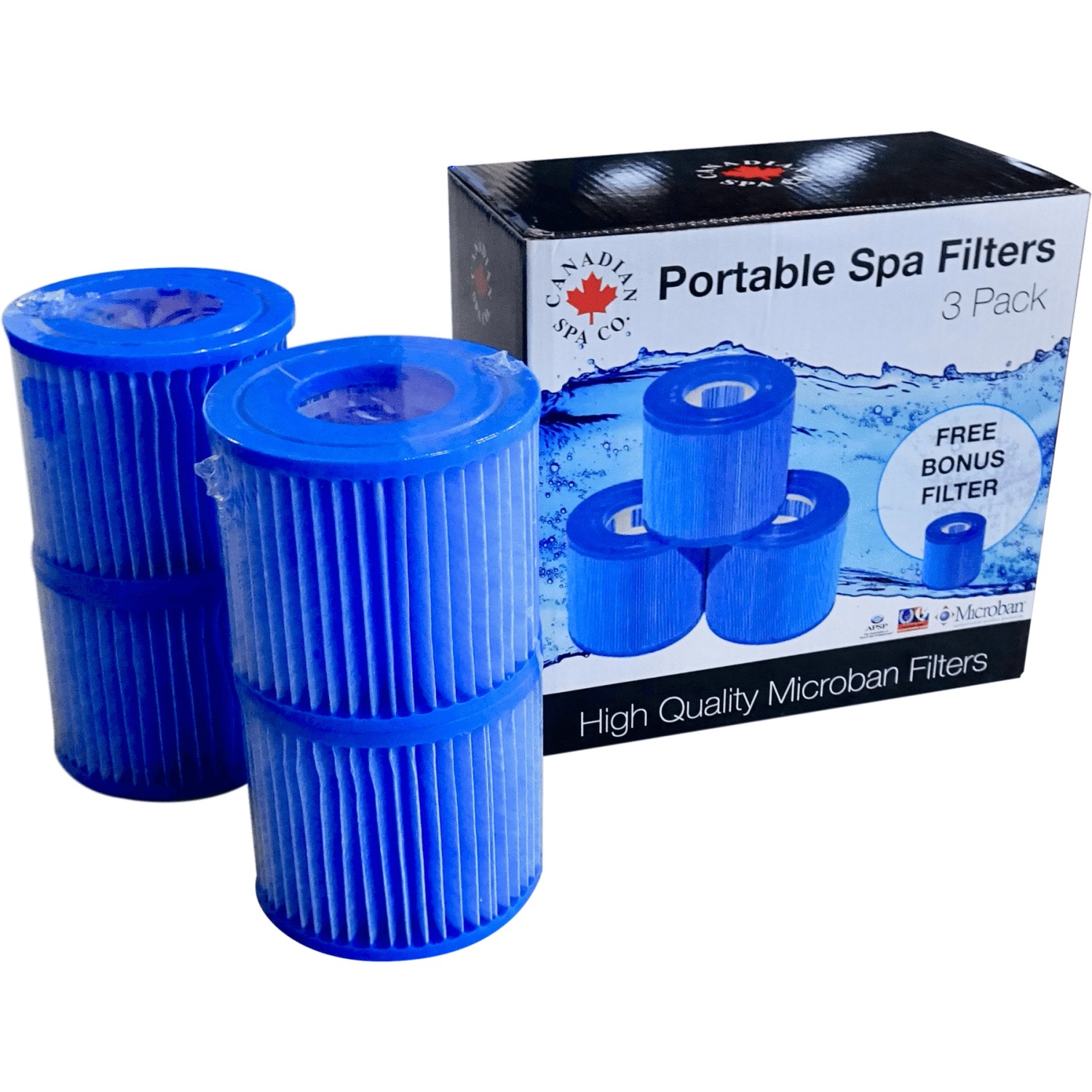 Canadian Spa Filter-Set für portable Whirlpools 4 Stück von -