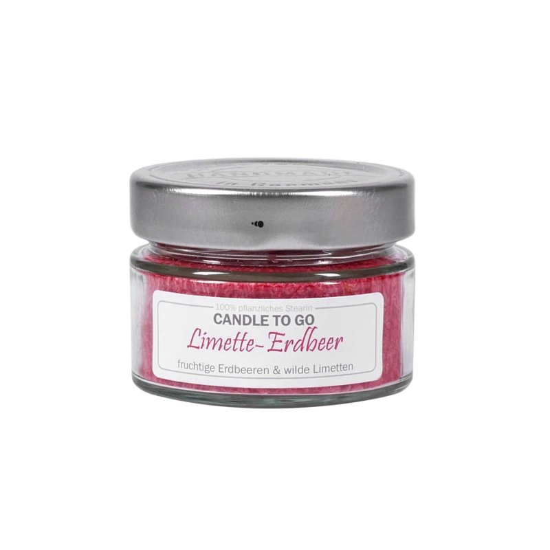 Candle Factory - Candle to go - Limette-Erdbeer