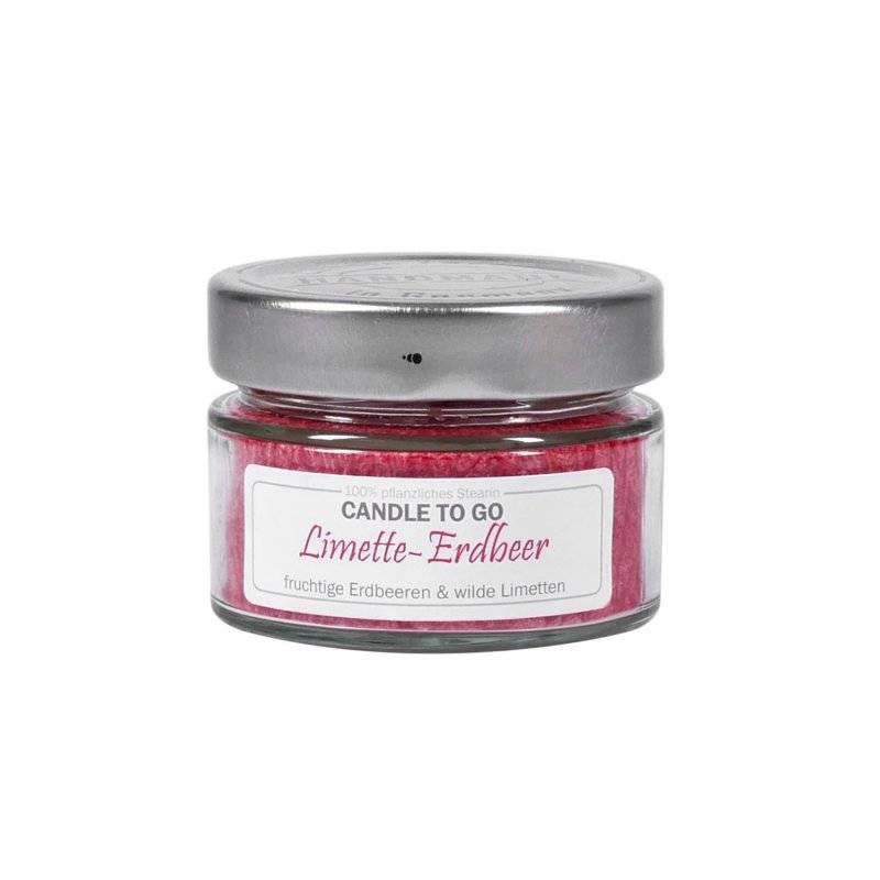 Candle Factory - Candle to go - Limette-Erdbeer