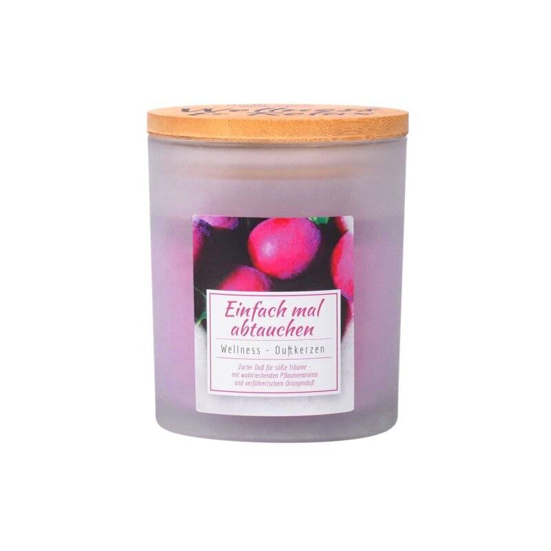 Candle Factory - Wellness-Duftkerze mit Bambusdeckel - Einfach mal abtauchen