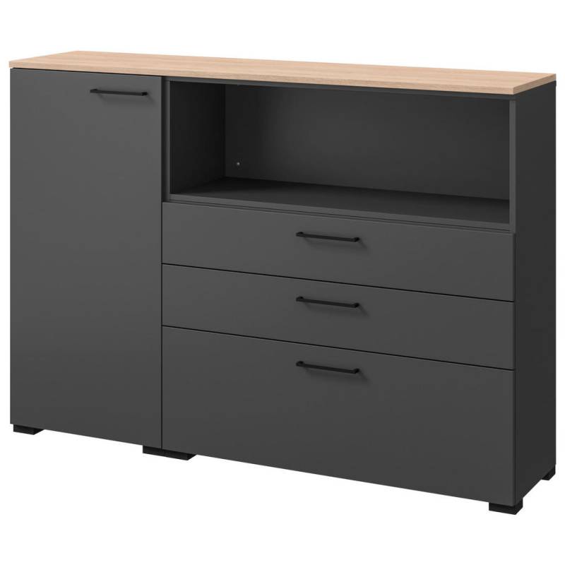 Cantus KOMMODE Graphit, Eiche
