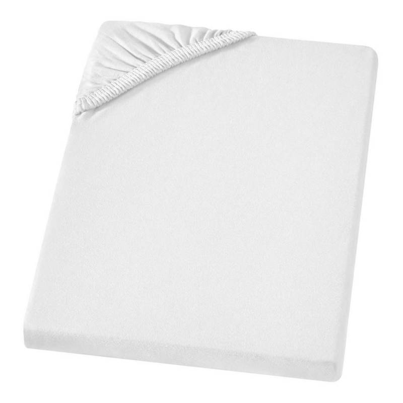 Carpe Sonno JERSEY-SPANNBETTLAKEN Weiß