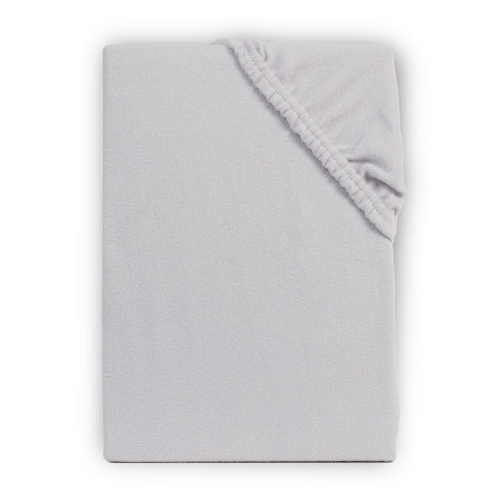 Carpe Sonno SPANNBETTLAKEN-TEDDY Silber