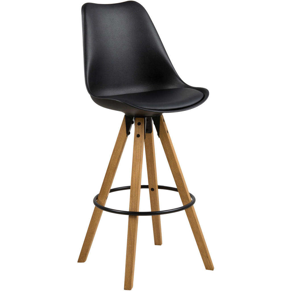 Carryhome BARHOCKER Schwarz, Eiche Carryhome BARHOCKER Schwarz, Eiche