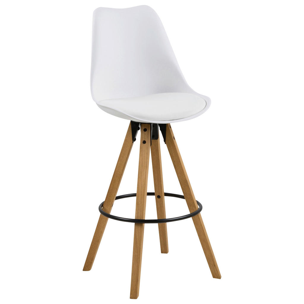 Carryhome BARHOCKER Weiß, Eiche Carryhome BARHOCKER Weiß, Eiche