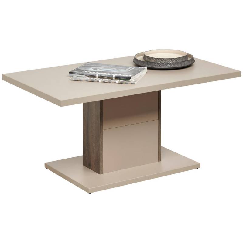 Carryhome COUCHTISCH Eiche, Hellgrau