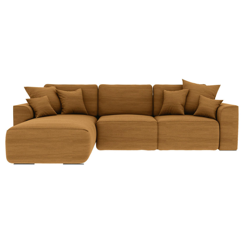 Carryhome Ecksofa, Rost, Textil, 5-Sitzer, Füllung: Schaumstoff, Ottomane links, L-Form, 293x195 cm, Liegefunktion, seitenverkehrt erhältlich, Schlafen auf Sitzhöhe, Rücken echt, haustierfreundlicher Bezug, Wohnzimmer, Sofas & Couches, Wohnlandschaften, Ecksofas Carryhome Ecksofa, Rost, Textil, 5-Sitzer, Füllung: Schaumstoff, Ottomane links, L-Form, 293x195 cm, Liegefunktion, seitenverkehrt erhältlich, Schlafen auf Sitzhöhe, Rücken echt, haustierfreundlicher Bezug, Wohnzimmer, Sofas & Couches, Wohnlandschaften, Ecksofas von Carryhome