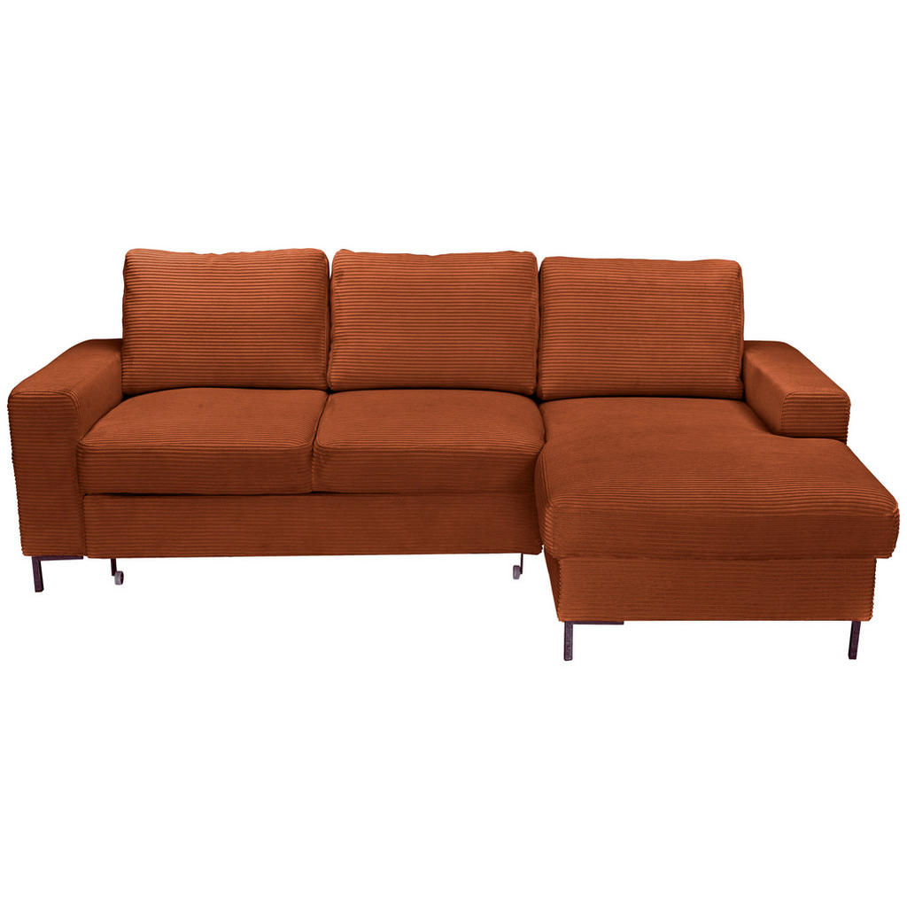 Carryhome Ecksofa, Rost, Textil, 3-Sitzer, Füllung: Schaumstoffflocken, Ottomane rechts, L-Form, 240x150 cm, Liegefunktion, seitenverkehrt erhältlich, Schlafen auf Sitzhöhe, Rücken echt, haustierfreundlicher Bezug, Wohnzimmer, Sofas & Couches, Wohnlandschaften, Ecksofas Carryhome Ecksofa, Rost, Textil, 3-Sitzer, Füllung: Schaumstoffflocken, Ottomane rechts, L-Form, 240x150 cm, Liegefunktion, seitenverkehrt erhältlich, Schlafen auf Sitzhöhe, Rücken echt, haustierfreundlicher Bezug, Wohnzimmer, Sofas & Couches, Wohnlandschaften, Ecksofas von Carryhome