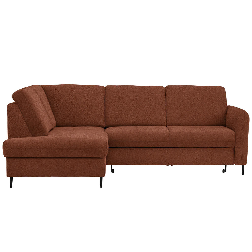 Carryhome Ecksofa, Rost, Textil, Buche, massiv, 3-Sitzer, Ottomane links, L-Form, 241x184 cm, Stoffauswahl, seitenverkehrt erhältlich, Schlafen auf Sitzhöhe, Rücken echt, Wohnzimmer, Sofas & Couches, Wohnlandschaften, Ecksofas Carryhome Ecksofa, Rost, Textil, Buche, massiv, 3-Sitzer, Ottomane links, L-Form, 241x184 cm, Stoffauswahl, seitenverkehrt erhältlich, Schlafen auf Sitzhöhe, Rücken echt, Wohnzimmer, Sofas & Couches, Wohnlandschaften, Ecksofas von Carryhome