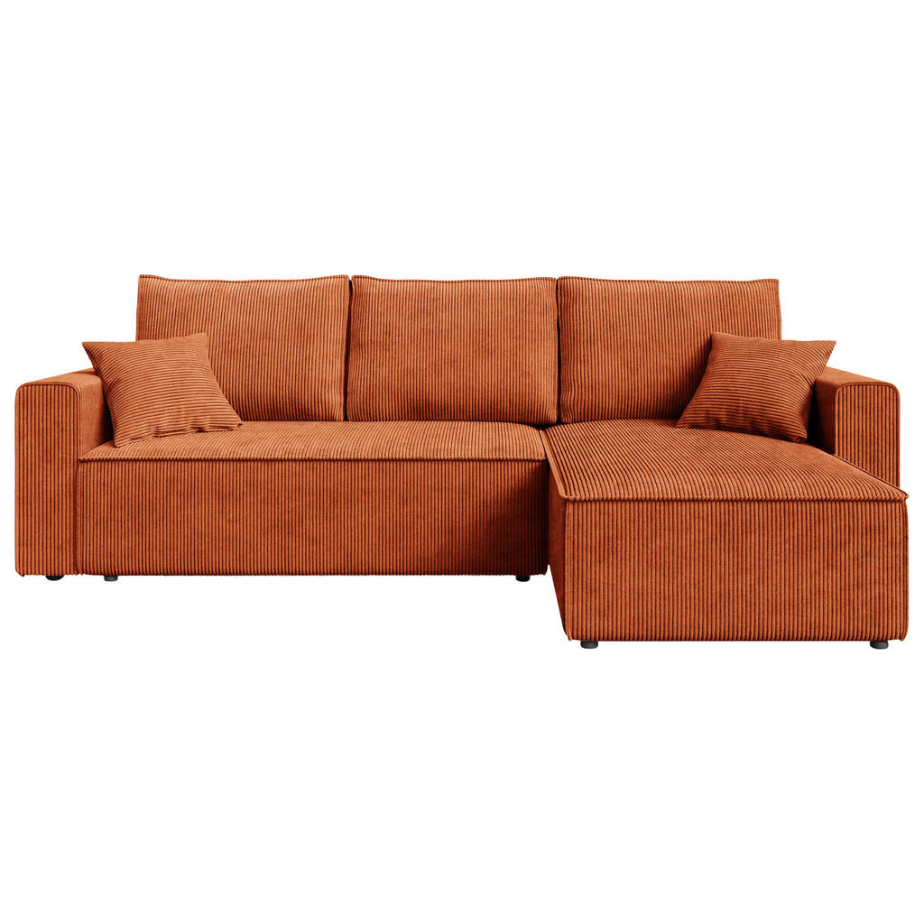 Carryhome Ecksofa, Rost, Textil, 3-Sitzer, Füllung: Schaumstoffflocken,Schaumstoffflocken, Ottomane rechts, seitenverkehrt montierbar, L-Form, 241x138 cm, Liegefunktion, Schlafen auf Sitzhöhe, Rücken echt, haustierfreundlicher Bezug, Wohnzimmer, Sofas & Couches, Wohnlandschaften, Ecksofas Carryhome Ecksofa, Rost, Textil, 3-Sitzer, Füllung: Schaumstoffflocken,Schaumstoffflocken, Ottomane rechts, seitenverkehrt montierbar, L-Form, 241x138 cm, Liegefunktion, Schlafen auf Sitzhöhe, Rücken echt, haustierfreundlicher Bezug, Wohnzimmer, Sofas & Couches, Wohnlandschaften, Ecksofas von Carryhome