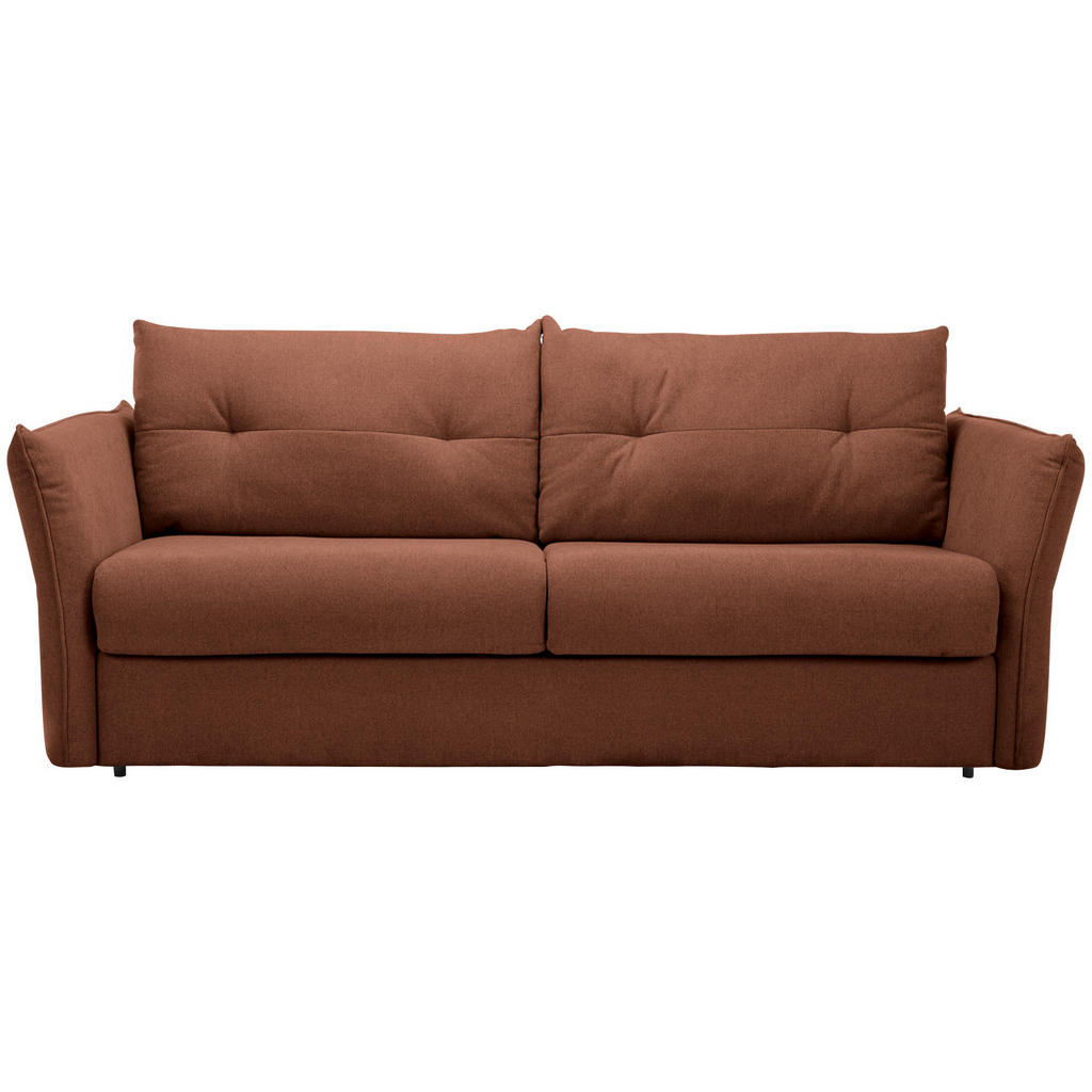 Carryhome Schlafsofa, Rost, Textil, 2-Sitzer, Füllung: Silikon, 220x89x104 cm, Liegefunktion, Schlafen auf Sitzhöhe, Rücken echt, Kinder- & Jugendzimmer, Jugendmöbel, Jugendsofas Carryhome Schlafsofa, Rost, Textil, 2-Sitzer, Füllung: Silikon, 220x89x104 cm, Liegefunktion, Schlafen auf Sitzhöhe, Rücken echt, Kinder- & Jugendzimmer, Jugendmöbel, Jugendsofas von Carryhome