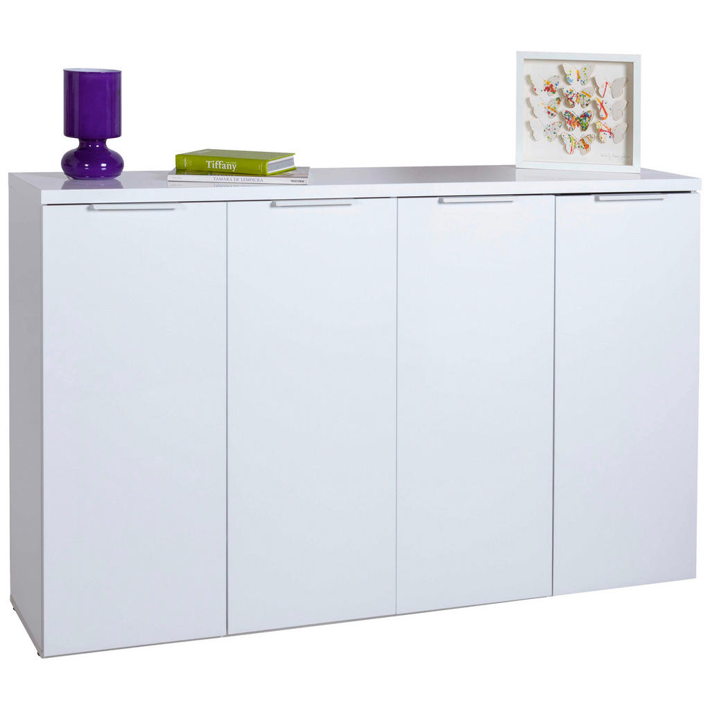 Carryhome SCHUHSCHRANK Weiß Hochglanz