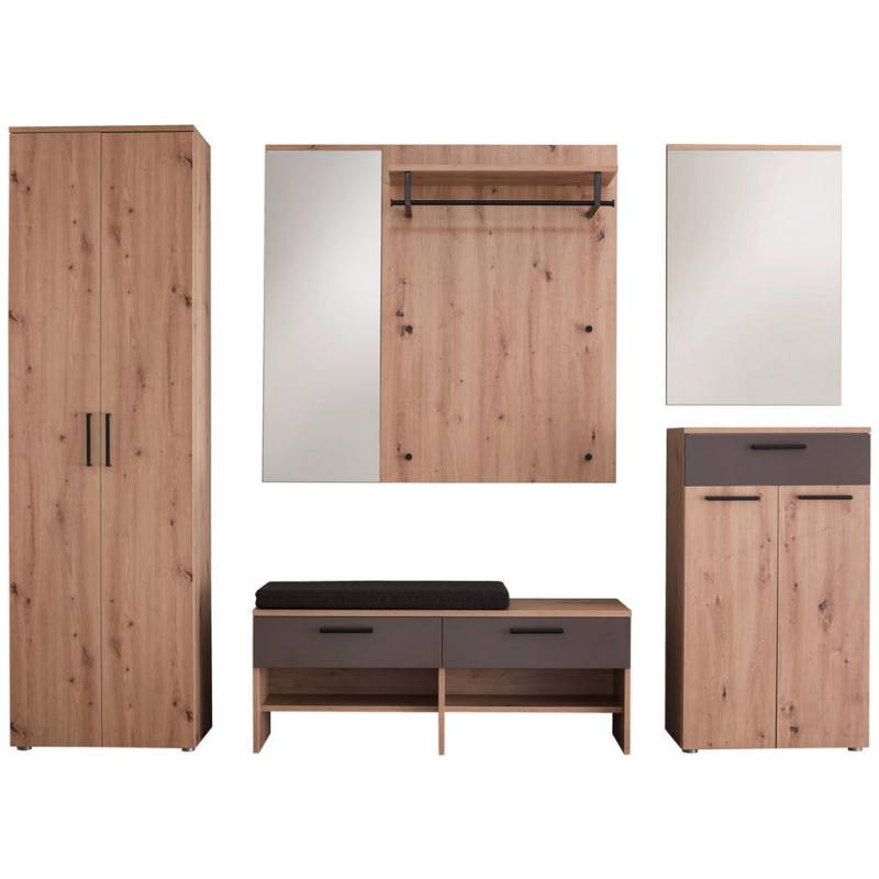 Moderano GARDEROBE Braun, Eiche