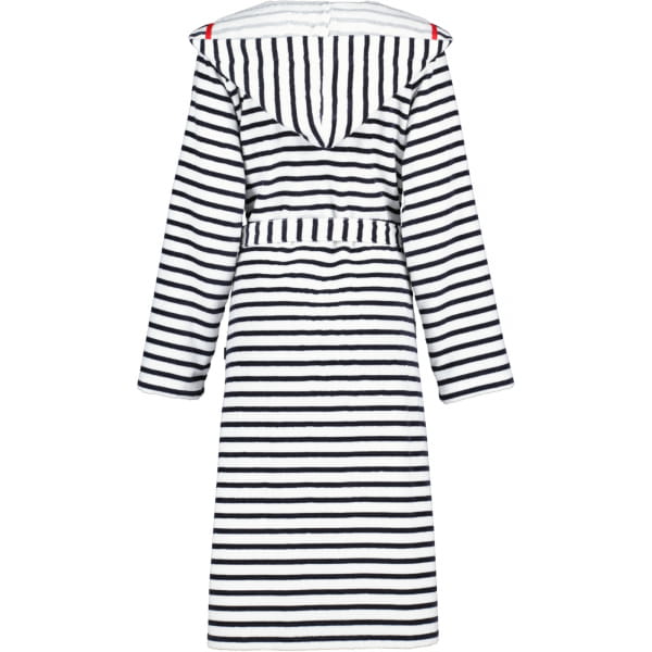 Cawö - Damen Bademantel Kapuze 1243 - Farbe: schwarz-weiß - 96