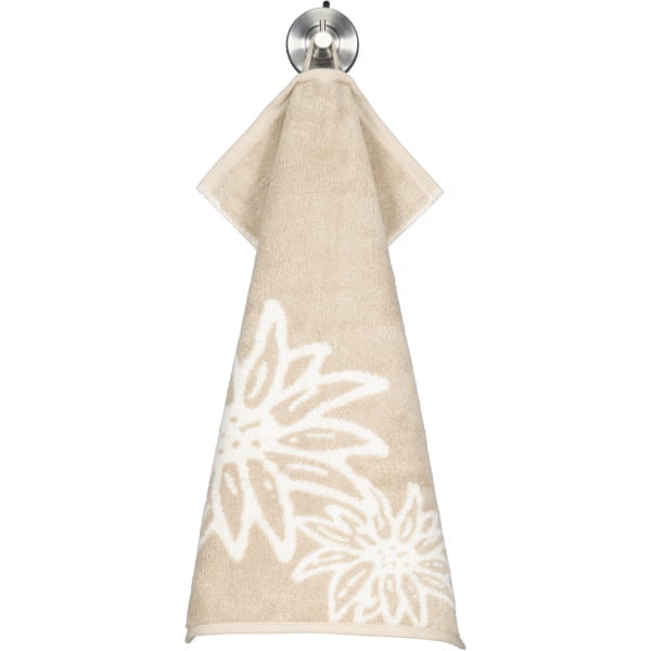 Cawö Handtücher Alpenchic Edition Edelweiss 6230 - Farbe: natur - 33 - Gästetuch 30x50 cm