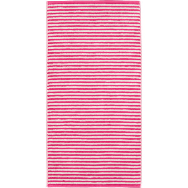 Cawö Handtücher Campus Ringel 955 - Farbe: pink - 22 - Handtuch 50x100 cm