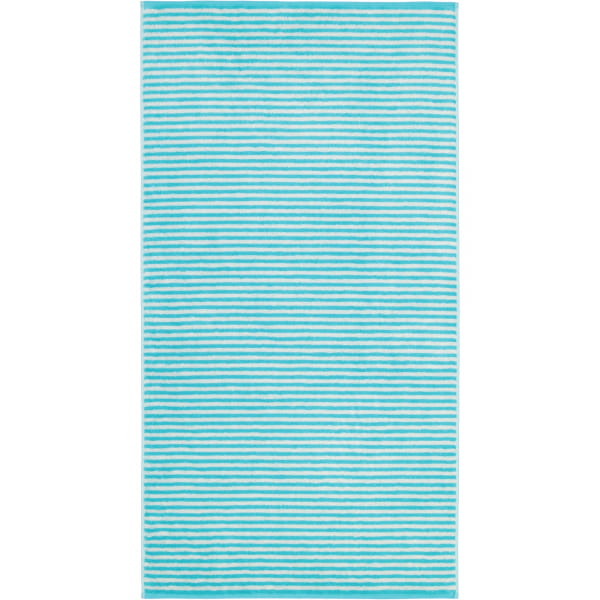Cawö Handtücher Campus Ringel 955 - Farbe: türkis - 41 - Duschtuch 70x140 cm