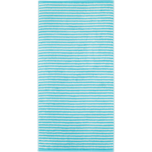 Cawö Handtücher Campus Ringel 955 - Farbe: türkis - 41 - Handtuch 50x100 cm