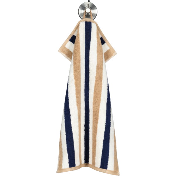 Cawö Handtücher Coast Stripes 6213 - Farbe: navy-natur - 31 - Gästetuch 30x50 cm