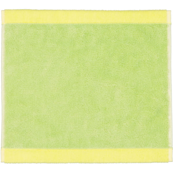 Cawö Handtücher Lifestyle Splash 7071 - Farbe: pistazie/lemon - 45 - Seiflappen 30x30 cm
