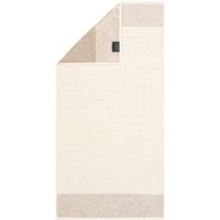 Cawö Handtücher Luxury Home Two-Tone 590 - Farbe: natur - 36 - Waschhandschuh 16x22 cm