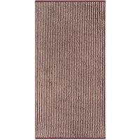 Cawö Handtücher Luxury Home Two-Tone Stripe 480 - Farbe: bordeaux - 23 - Duschtuch 80x150 cm