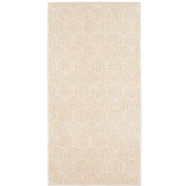 Cawö Handtücher Maison Bögen 6268 - Farbe: natur - 33 - Handtuch 50x100 cm