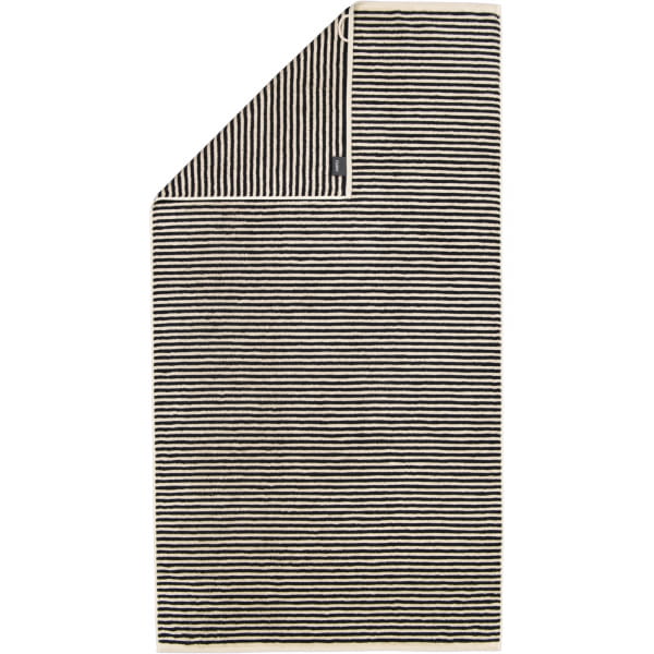 Cawö Handtücher Natural Streifen 6216 - Farbe: natur-schwarz - 39 - Duschtuch 80x150 cm