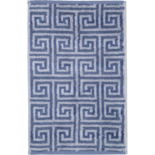 Cawö Handtücher Noblesse Elegance Allover 1088 - Farbe: nachtblau - 11 - Gästetuch 30x50 cm