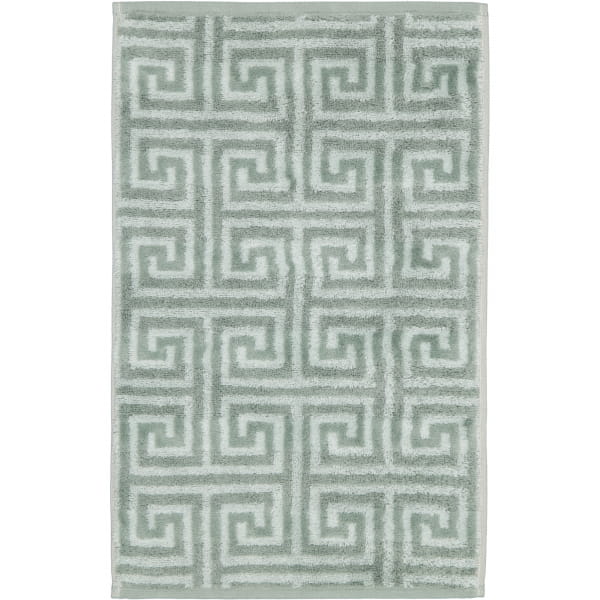 Cawö Handtücher Noblesse Elegance Allover 1088 - Farbe: nordic green - 44 - Gästetuch 30x50 cm
