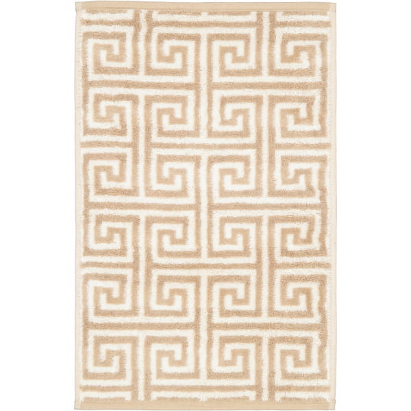Cawö Handtücher Noblesse Elegance Allover 1088 - Farbe: sand - 33 - Gästetuch 30x50 cm