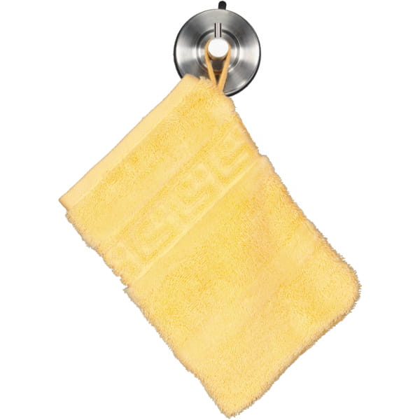 Cawö - Noblesse Uni 1001 - Farbe: melba - 315 - Waschhandschuh 16x22 cm