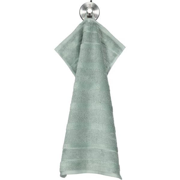 Cawö Handtücher Noblesse2 Uni 1002 - Farbe: nordic green - 470 - Gästetuch 30x50 cm