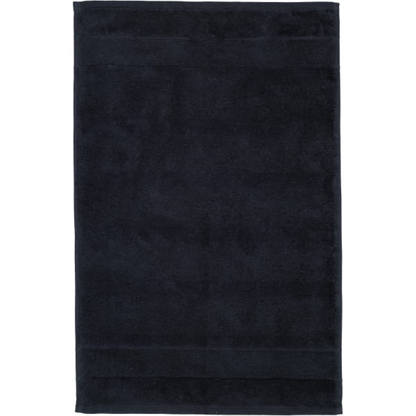 Cawö Handtücher Noblesse2 Uni 1002 - Farbe: schwarz - 906 - Gästetuch 30x50 cm