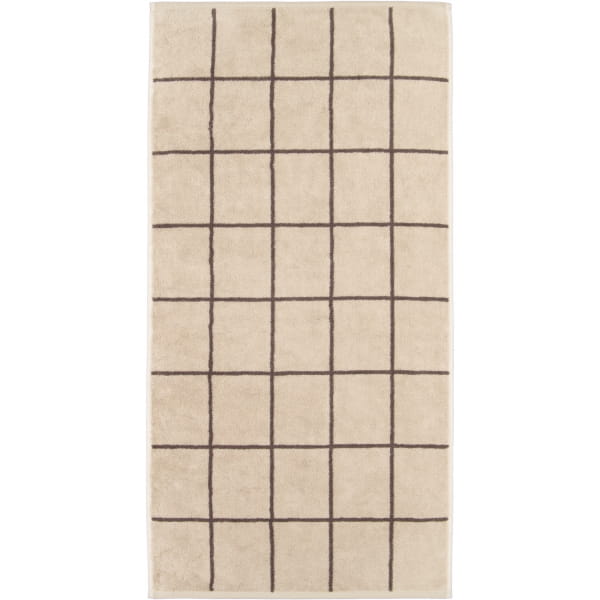 Cawö Handtücher Park Check 6226 - Farbe: leinen - 33 - Handtuch 50x100 cm