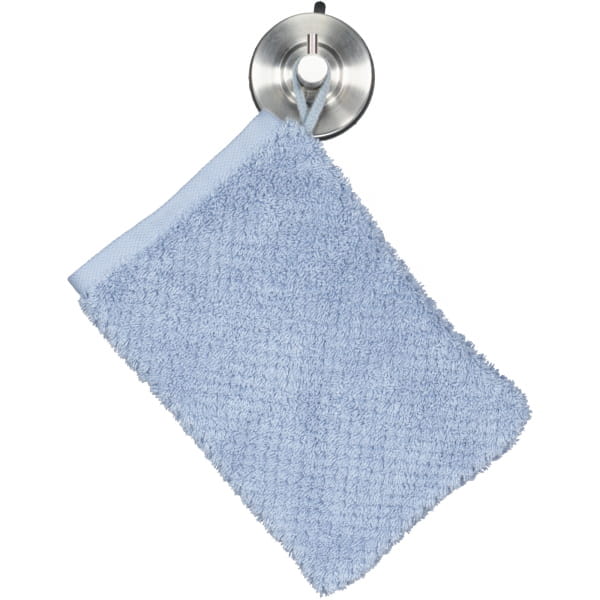 Cawö Handtücher Pure 6500 - Farbe: sea - 123 - Waschhandschuh 16x22 cm