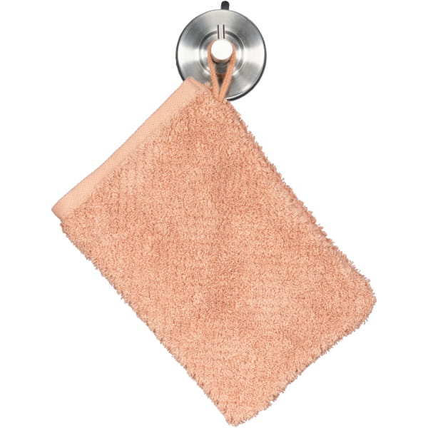Cawö Handtücher Pure 6500 - Farbe: zimt - 369 - Waschhandschuh 16x22 cm