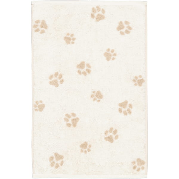Cawö Handtücher WE LOVE DOGS Paws 6247 - Farbe: Natur-Beige - 33 - Gästetuch 30x50 cm