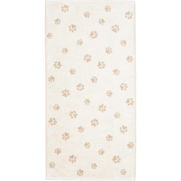 Cawö Handtücher WE LOVE DOGS Paws 6247 - Farbe: Natur-Beige - 33 - Handtuch 50x100 cm