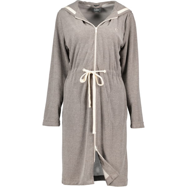 Cawö Home Active Damen Kurzmantel Kapuze TG RV 821 - Farbe: mocca-natur - 33 - L