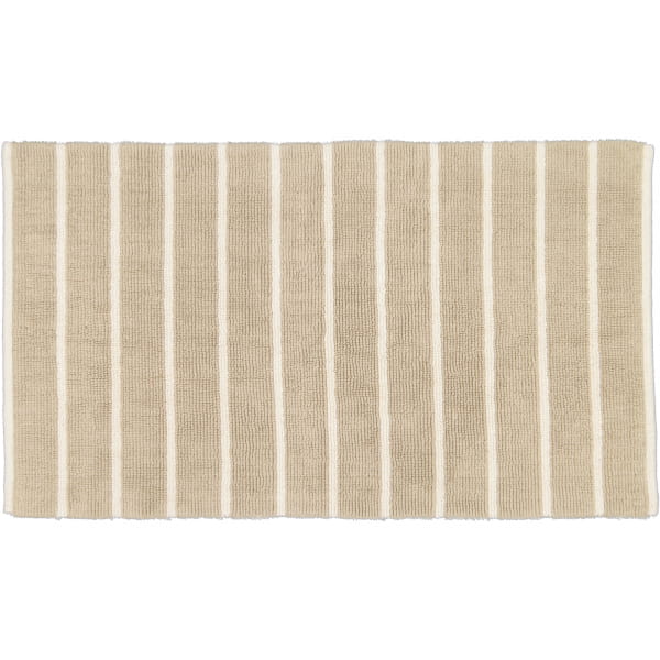 Cawö Home Badteppiche Balance Streifen 1008 - Farbe: natur - 33 - 60x100 cm
